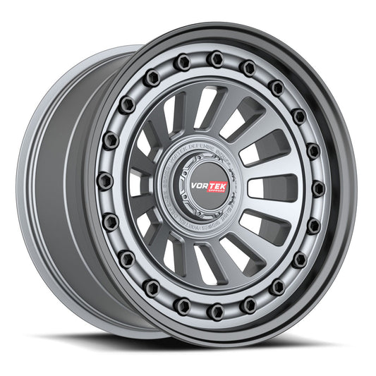 Vortek VRD-702 Matte GunMetal With Black Bolts & Lip