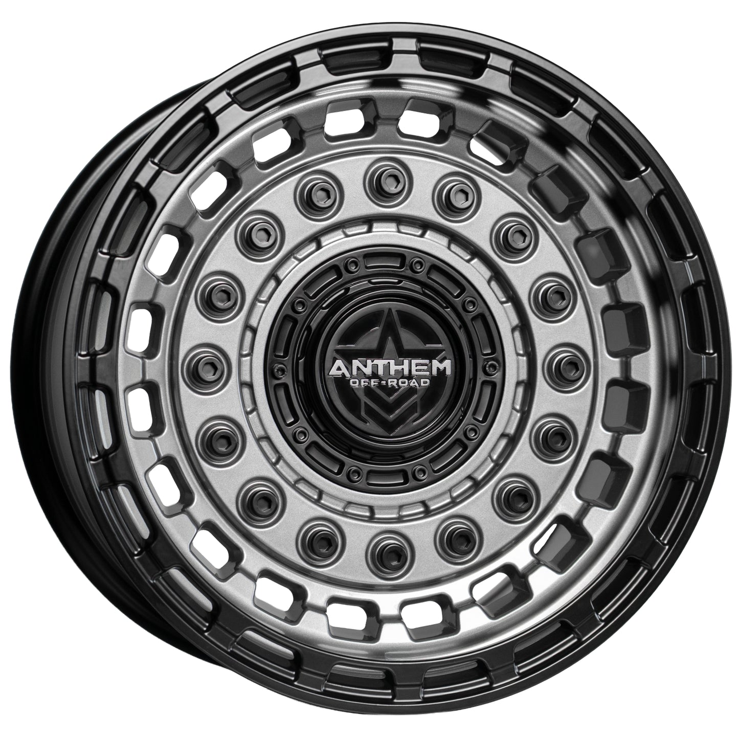 Anthem Offroad Mercenary Custom Wheel Gunmetal w/ Matte Black Accents