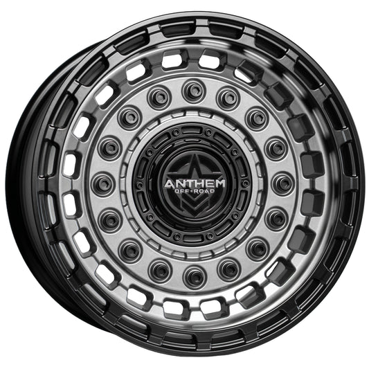 Anthem Offroad Mercenary Custom Wheel Gunmetal w/ Matte Black Accents