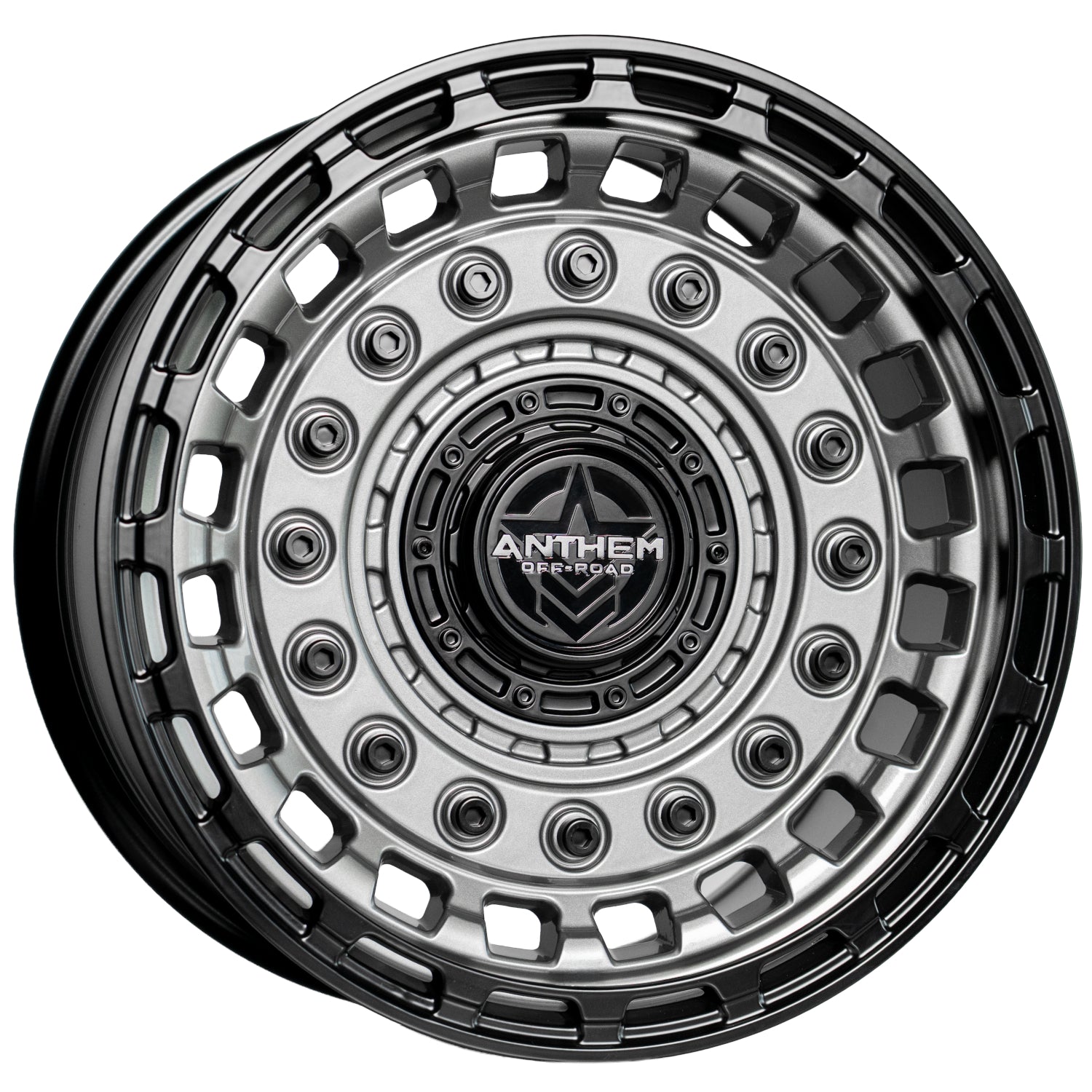 Anthem Offroad Mercenary Custom Wheel Gunmetal w/ Matte Black Accents