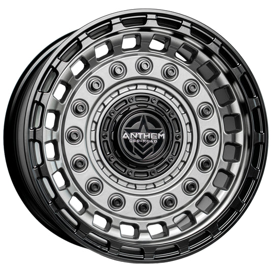 Anthem Offroad Mercenary Custom Wheel Gunmetal w/ Matte Black Accents