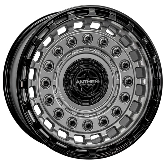 Anthem Offroad Mercenary Custom Wheel Gunmetal w/ Matte Black Accents