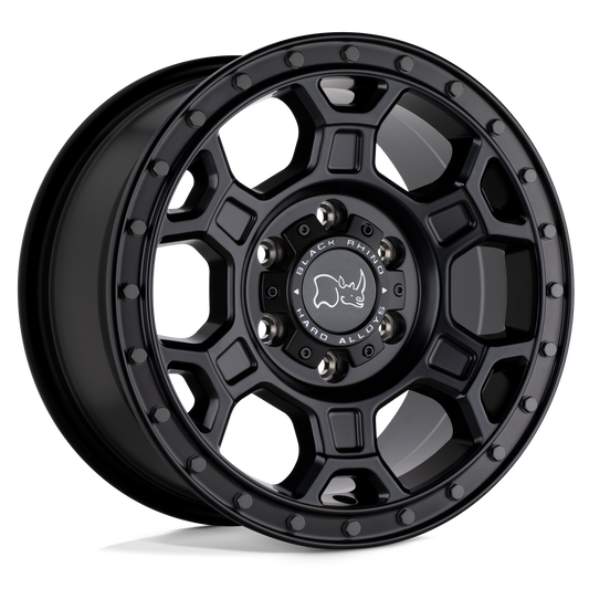 Black Rhino Hard Alloys MIDHILL MATTE BLACK W/ GUNMETAL BOLTS