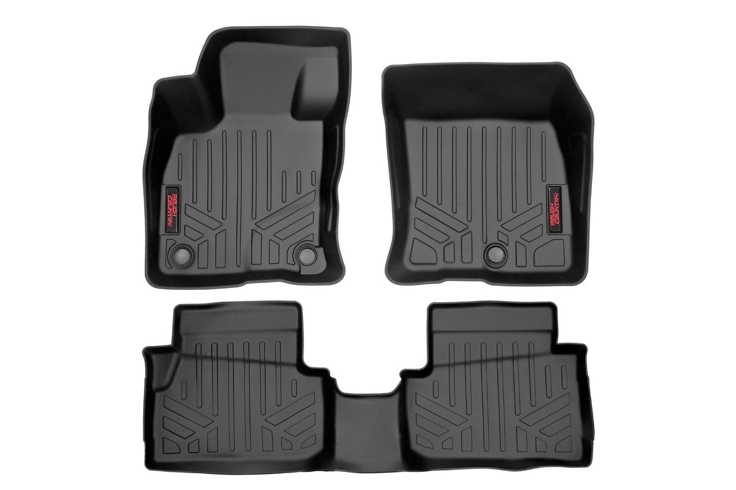 Rough Country Floor Mats | Front and Rear | Ford Maverick 2WD/4WD (2022-2026)