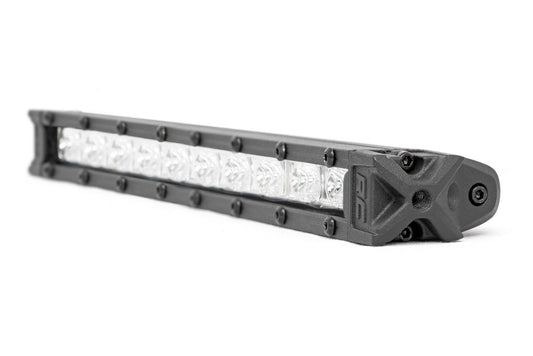 Rough Country 10 Inch Chrome Series LED Light Bar | Slim Line | Pair