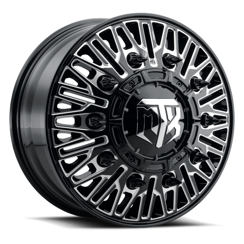 MTX X402 Rageous wheel Gloss Black & Milled