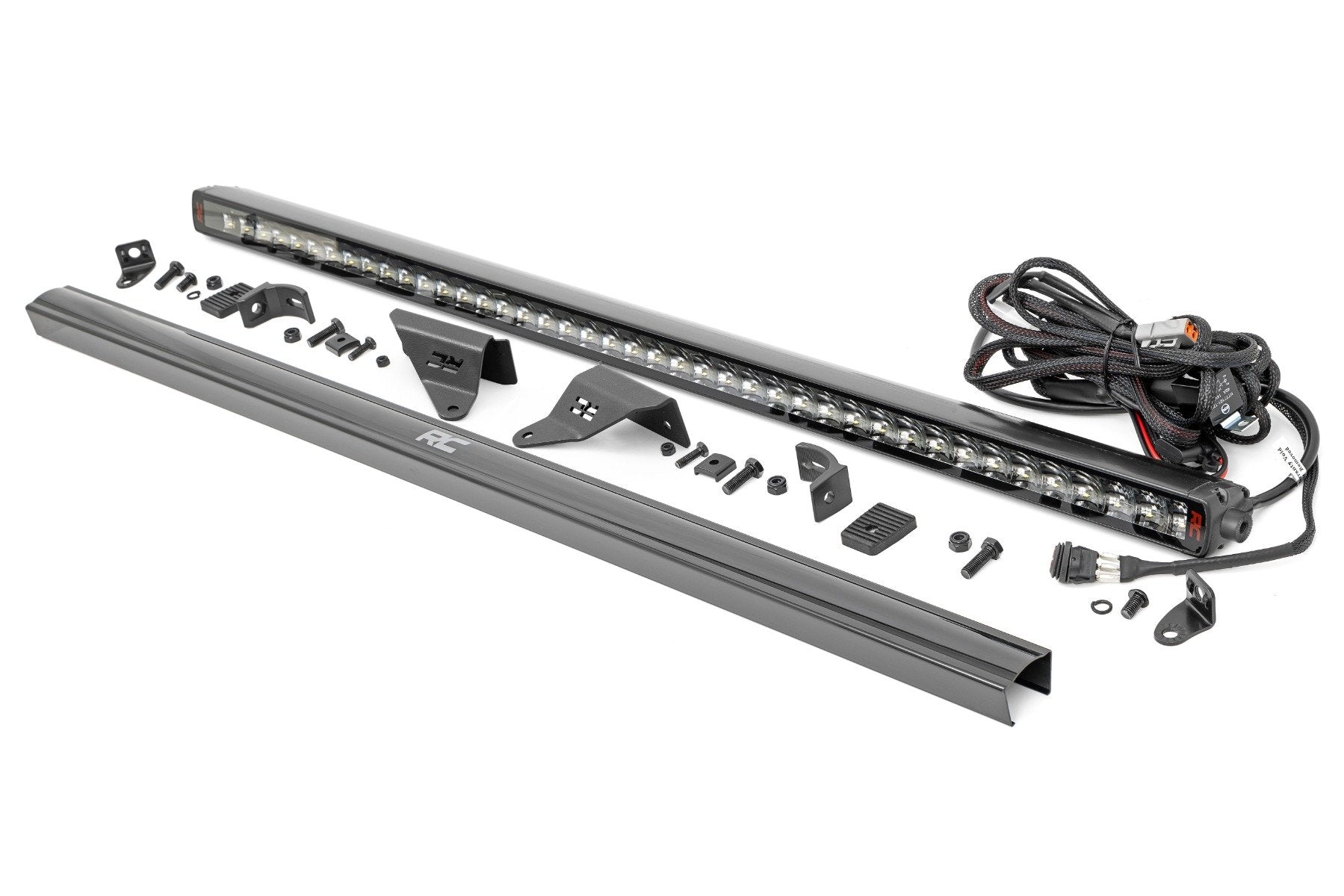 Rough Country LED Light Kit | Upper Windshield | 40" Spectrum Single Row | Ford Bronco (21-25)