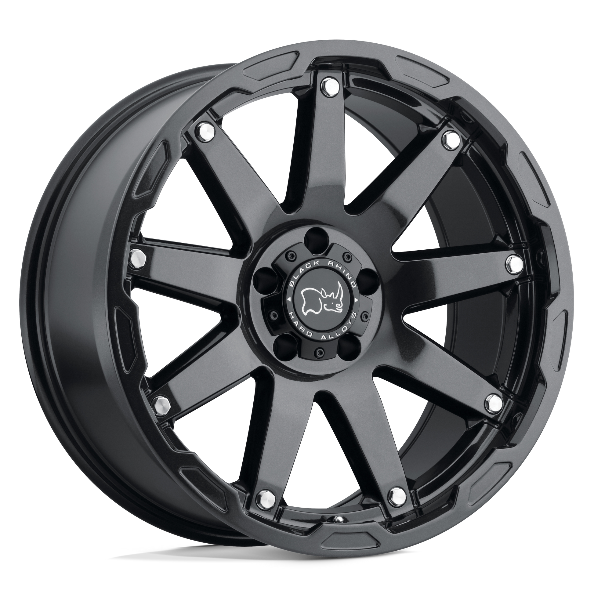 Black Rhino Hard Alloys OCEANO GLOSS GUN BLACK W/ STAINLESS BOLTS