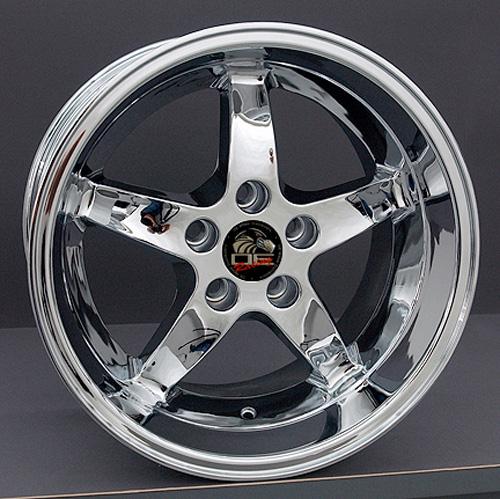 OE WHEELS FR04 17x10.5 5X114.3 27 CHROME