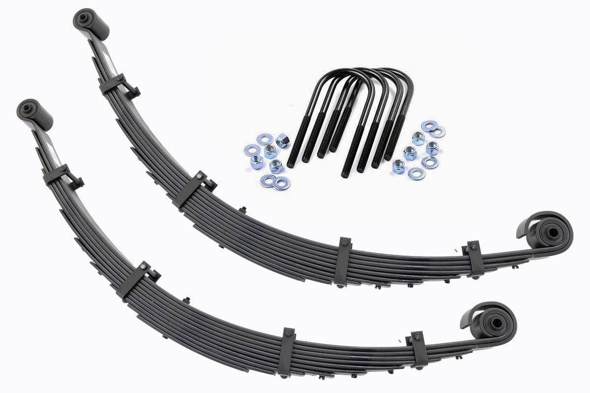 Rough Country Front Leaf Springs |8" Lift | Pair | Ford F-250/F-350 Super Duty 4WD (99-04)