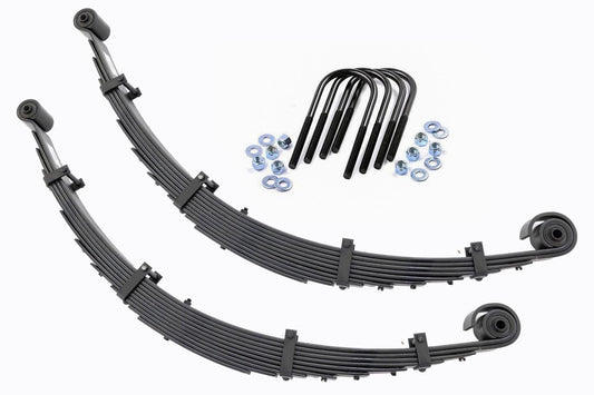 Rough Country Front Leaf Springs |8" Lift | Pair | Ford F-250/F-350 Super Duty 4WD (99-04)