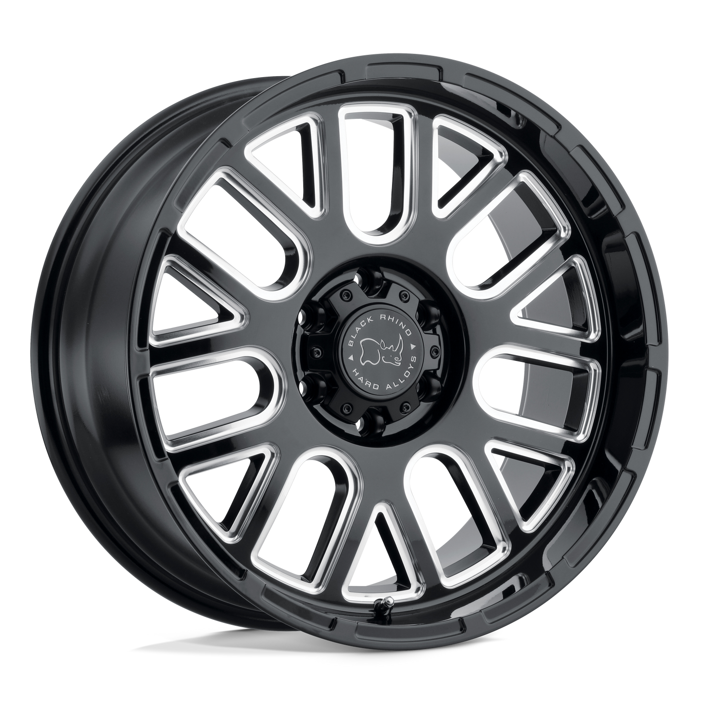 Black Rhino Hard Alloys PISMO GLOSS BLACK W/ MILLED SPOKES