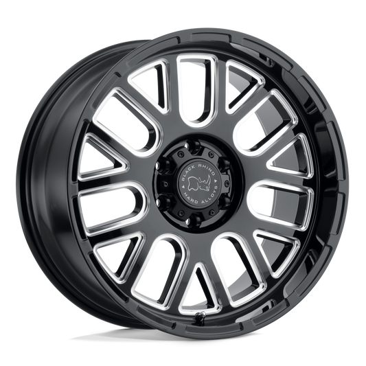 Black Rhino Hard Alloys PISMO GLOSS BLACK W/ MILLED SPOKES