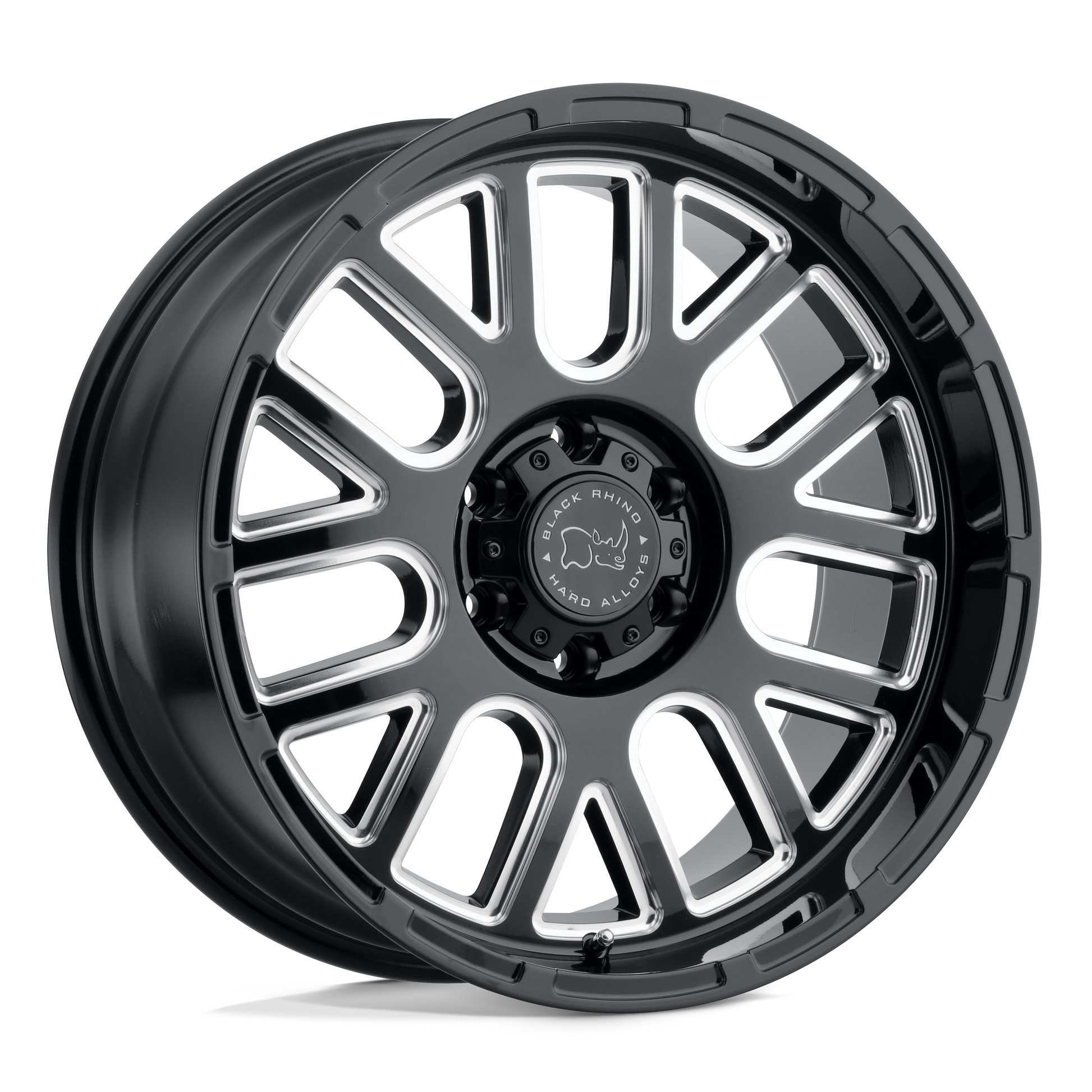 Black Rhino Hard Alloys PISMO GLOSS BLACK W/ MILLED SPOKES