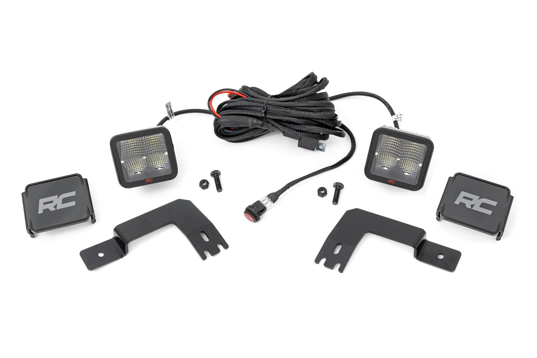 Rough Country LED Light | Under Bed Mount | 2" Spectrum Pair | Polaris XPEDITION ADV 5