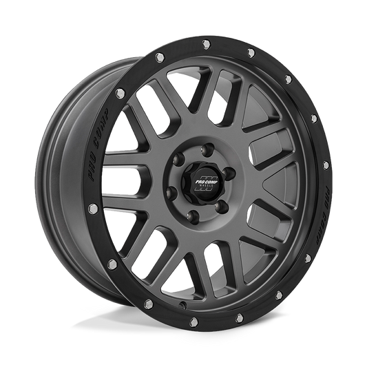 Pro Comp Alloys PA40 VERTIGO DARK GRAY WITH BLACK LIP