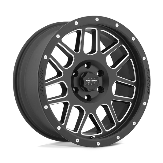 Pro Comp Alloys PA40 VERTIGO SATIN BLACK MILLED