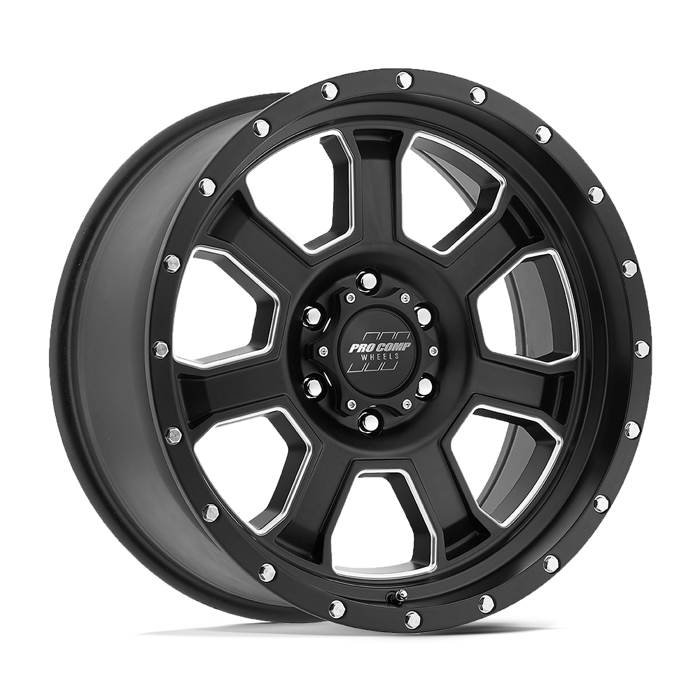 Pro Comp Alloys PA43 SLEDGE SATIN BLACK MILLED