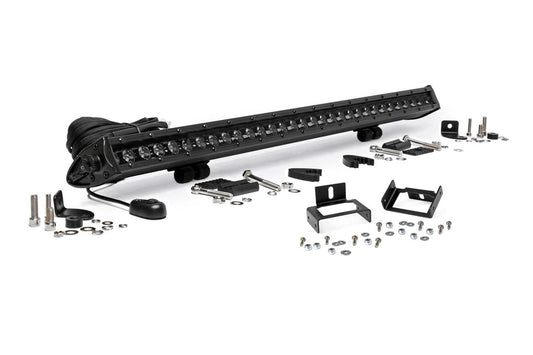 Rough Country LED Light Kit | Grill Mount | 30" Black Single Row | Ford F-250/F-350 Super Duty (11-16)