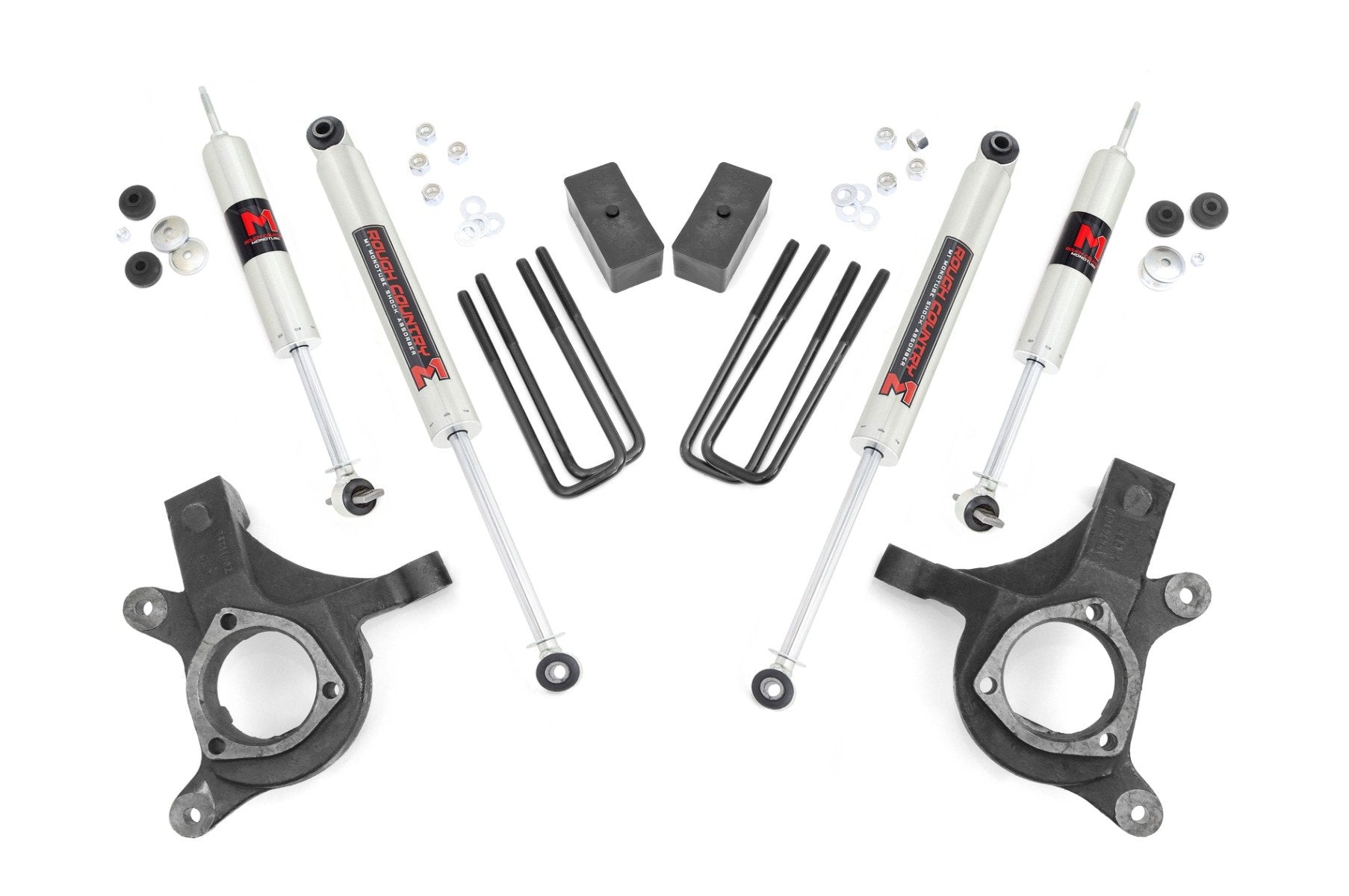 Rough Country 3 inch Lift Kit | M1 | Chevy Silverado & GMC Sierra 1500 2WD (1999-2006 & Classic)