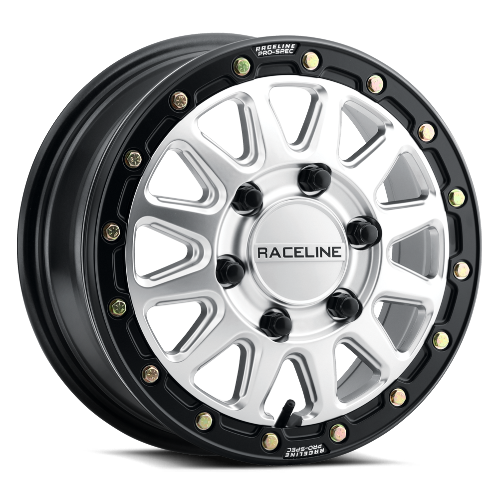 Raceline A14 Alpha wheel Hyper Silver w/ Black Ring