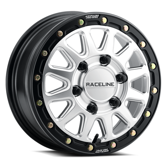 Raceline A14 Alpha wheel Hyper Silver w/ Black Ring