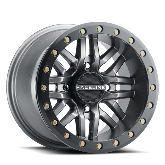 Raceline A91 Ryno wheel Gun Metal w/black Ring
