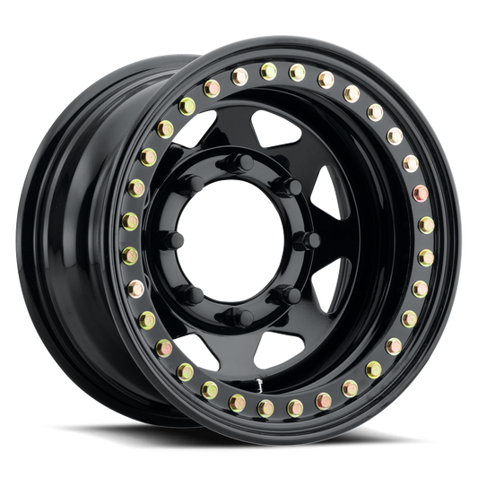 Raceline RT80 Rock 8 Spoke wheel Gloss Black