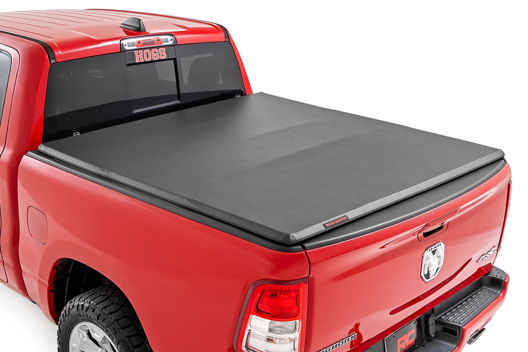 Rough Country Soft Tri-Fold Bed Cover | 5'7" Bed | Ram 1500 (19-26)/1500 TRX (21-24)