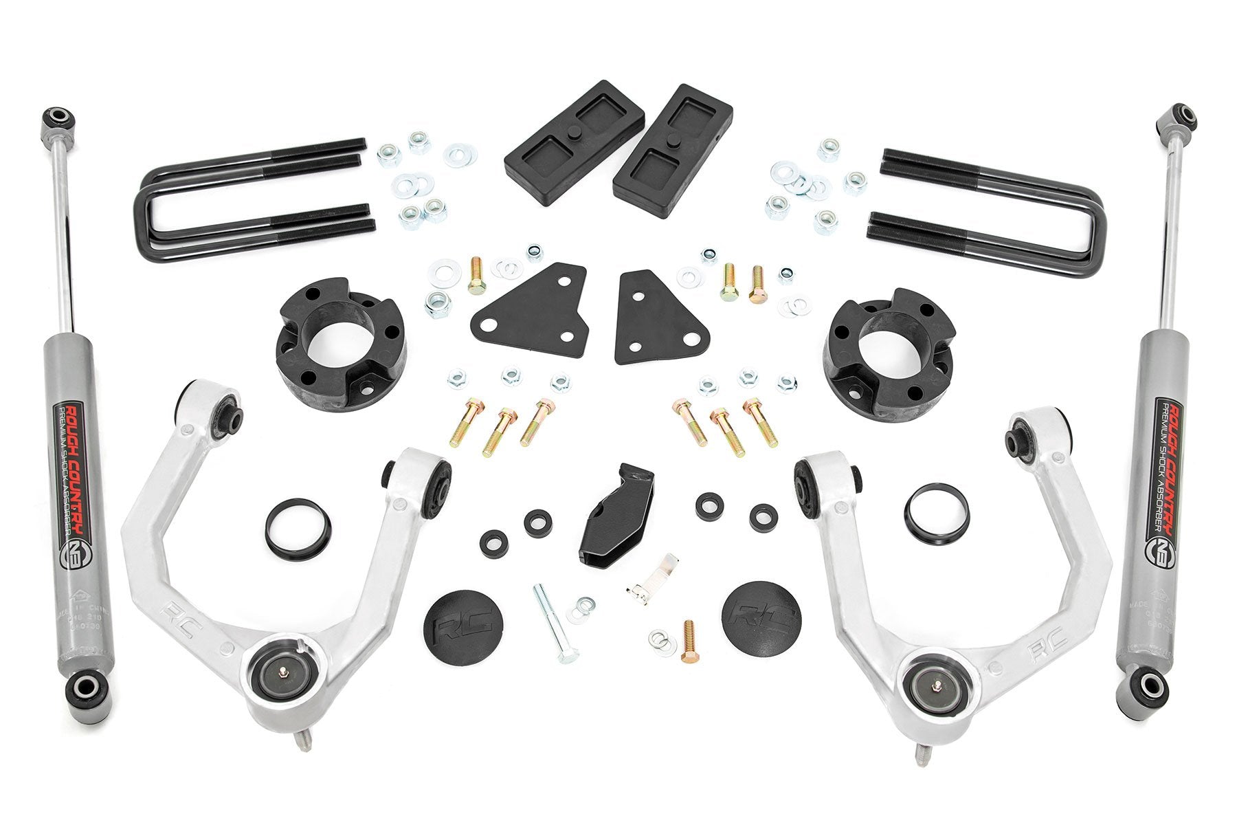 Rough Country 3.5 Inch Lift Kit | N3 | Ford Ranger 4WD (2019-2023)