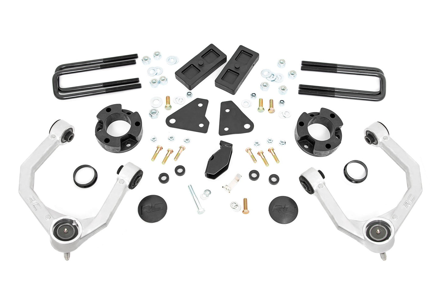 Rough Country 3.5 Inch Lift Kit | Forged Alum UCA | Cast Steel Knucles | Ford Ranger (19-23)
