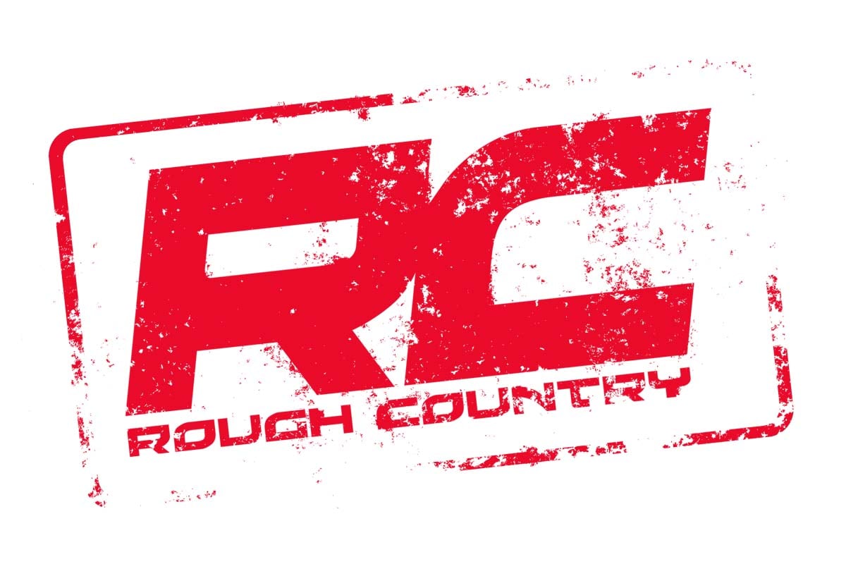 Rough Country Rough Country Decal | 2.5 Inch x 4.5 Inch | Grunge Logo