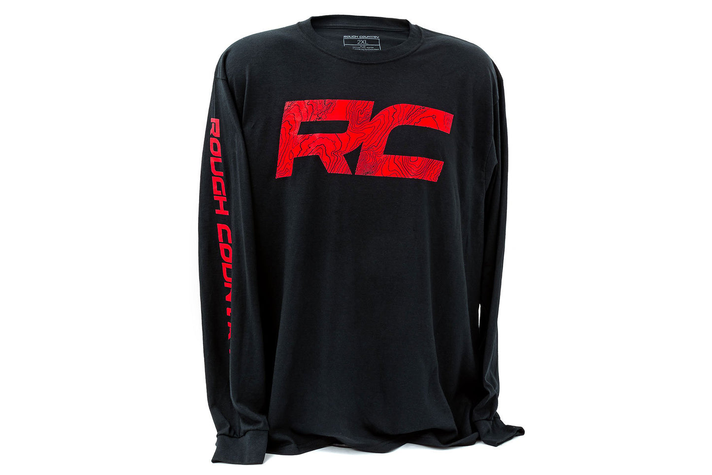 Rough Country Rough Country Long Sleeve | RC Tread Sleeve | Black|2 XL