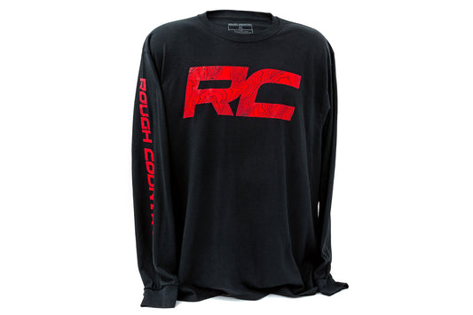 Rough Country Rough Country Long Sleeve | RC Tread Sleeve | Black| XL