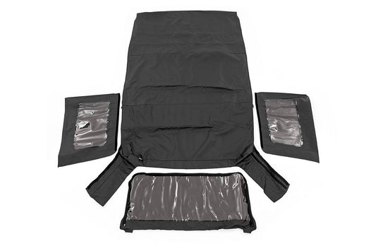 Rough Country Soft Top | Replacement | Black | 4 Door | Jeep Wrangler Unlimited (07-09)