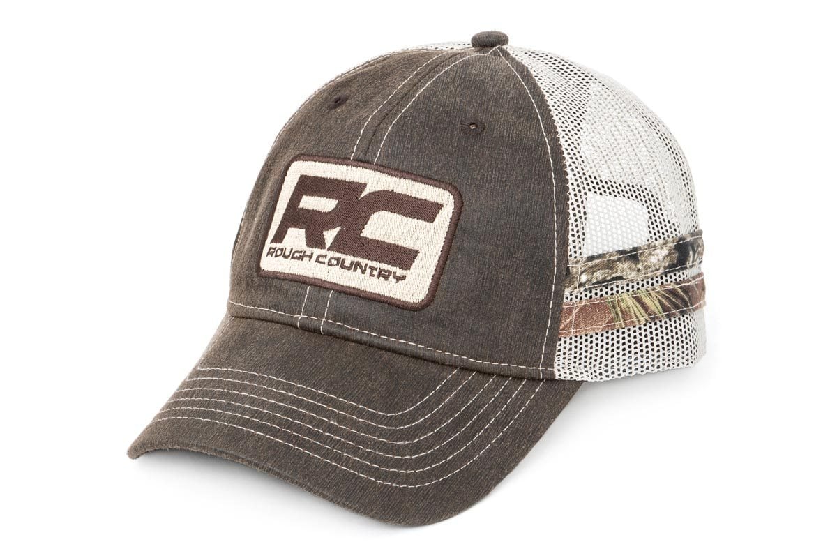 Rough Country Rough Country Hat | Mesh | Rough Country Patch | Brown/Camo
