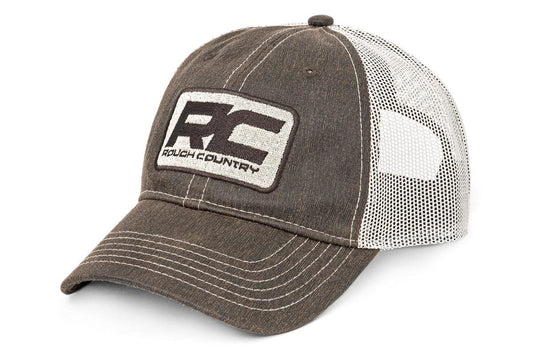 Rough Country Rough Country Hat | Mesh | Brown Patch | Brown