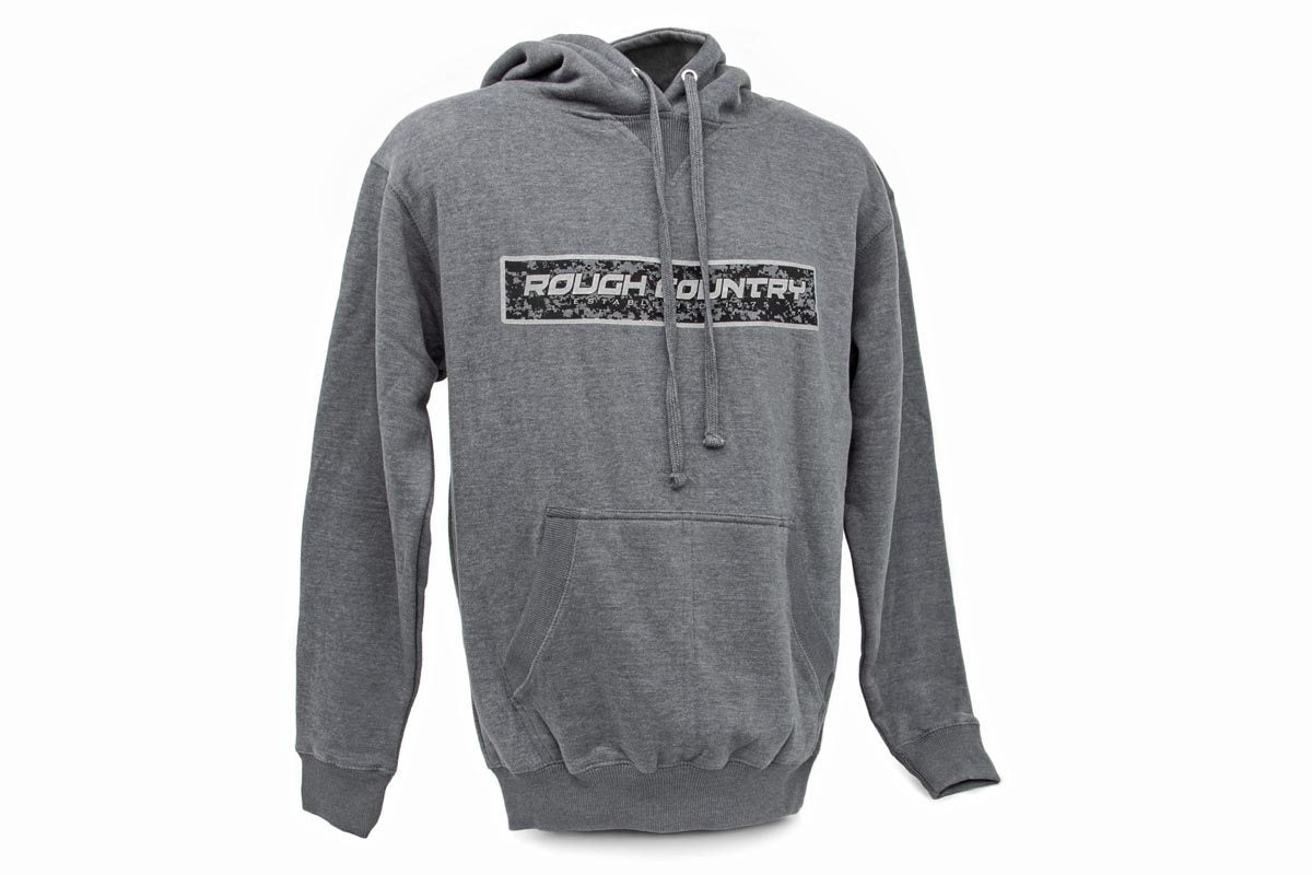 Rough Country Rough Country Hoodie | Digital | Grey | XL
