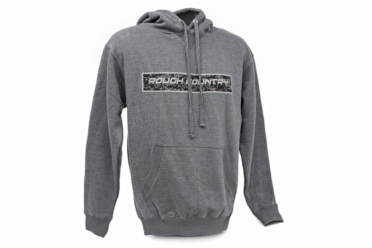 Rough Country Rough Country Hoodie | Digital | Grey | 2XL