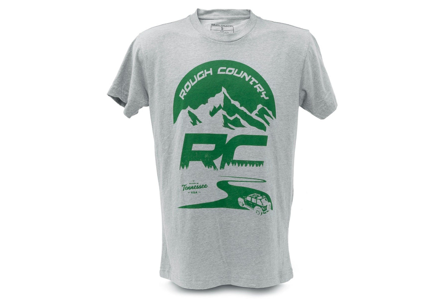 Rough Country Rough Country T-Shirt | RC Mountains | HEATHER GRAY | LG