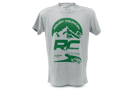 Rough Country Rough Country T-Shirt | RC Mountains | HEATHER GRAY | LG