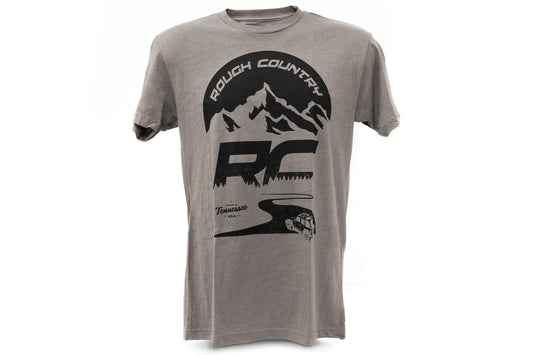 Rough Country Rough Country T-Shirt | RC Mountains | Warm Gray | MD
