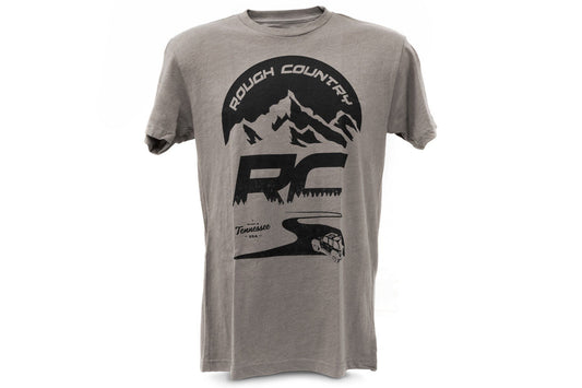 Rough Country Rough Country T-Shirt | RC Mountains | Warm Gray | 3XL