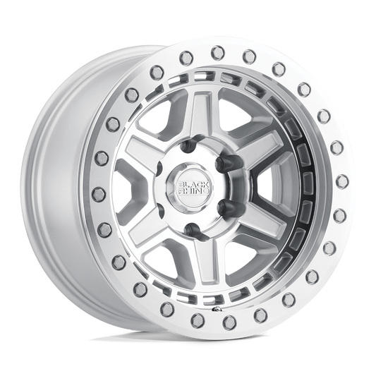 Black Rhino Hard Alloys RENO SILVER W/ MIRROR FACE & SILVER BOLTS