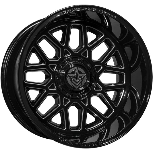 Anthem Offroad Revenger Custom Wheel Gloss Black w/ Milled Edges