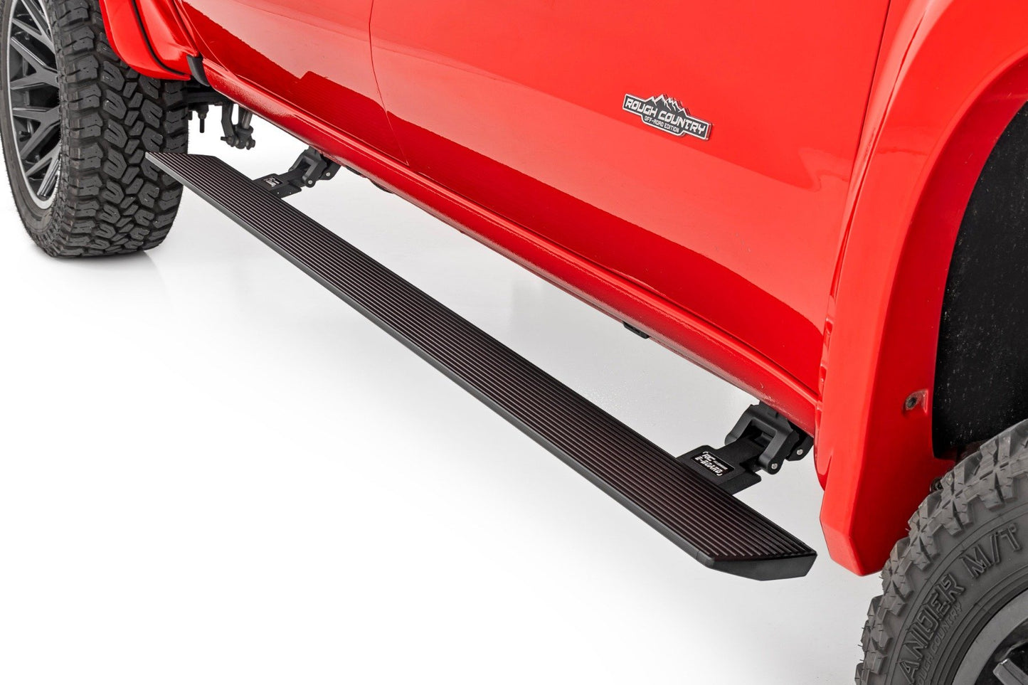 Rough Country Power Running Boards | Dual Electric Motor | Double Cab | Chevy/GMC 1500/2500HD/3500HD 2WD/4WD