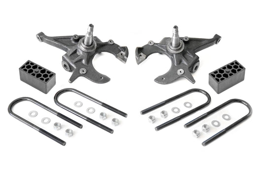 Rough Country Lowering Kit | 2 Inch FR | 2.5 Inch RR | Chevy/GMC Blazer/S10 Blazer/Sonoma 2WD