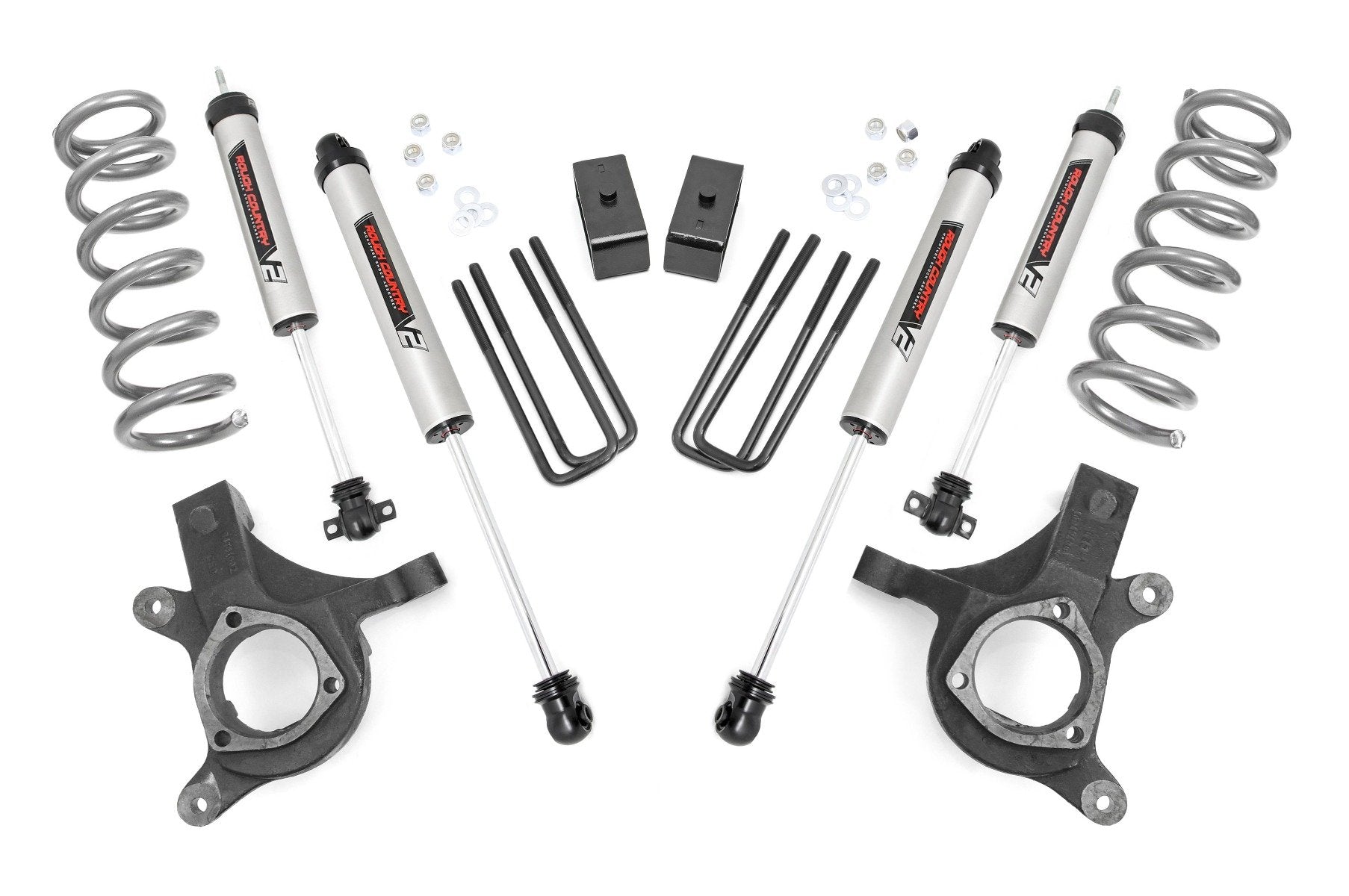 Rough Country 4.5 Inch Lift Kit | V2 | Chevy Silverado & GMC Sierra 1500 2WD (1999-2006 & Classic)
