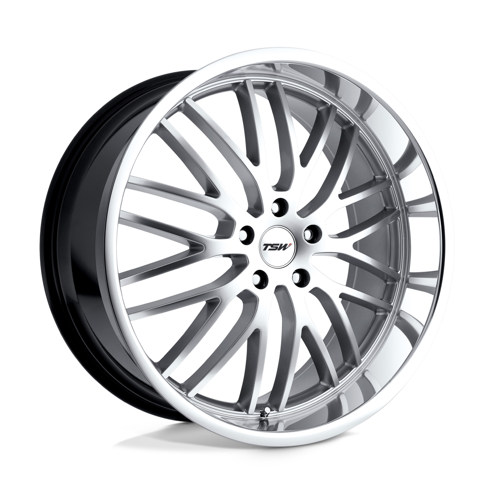 TSW SNETTERTON HYPER SILVER W/ MIRROR CUT LIP