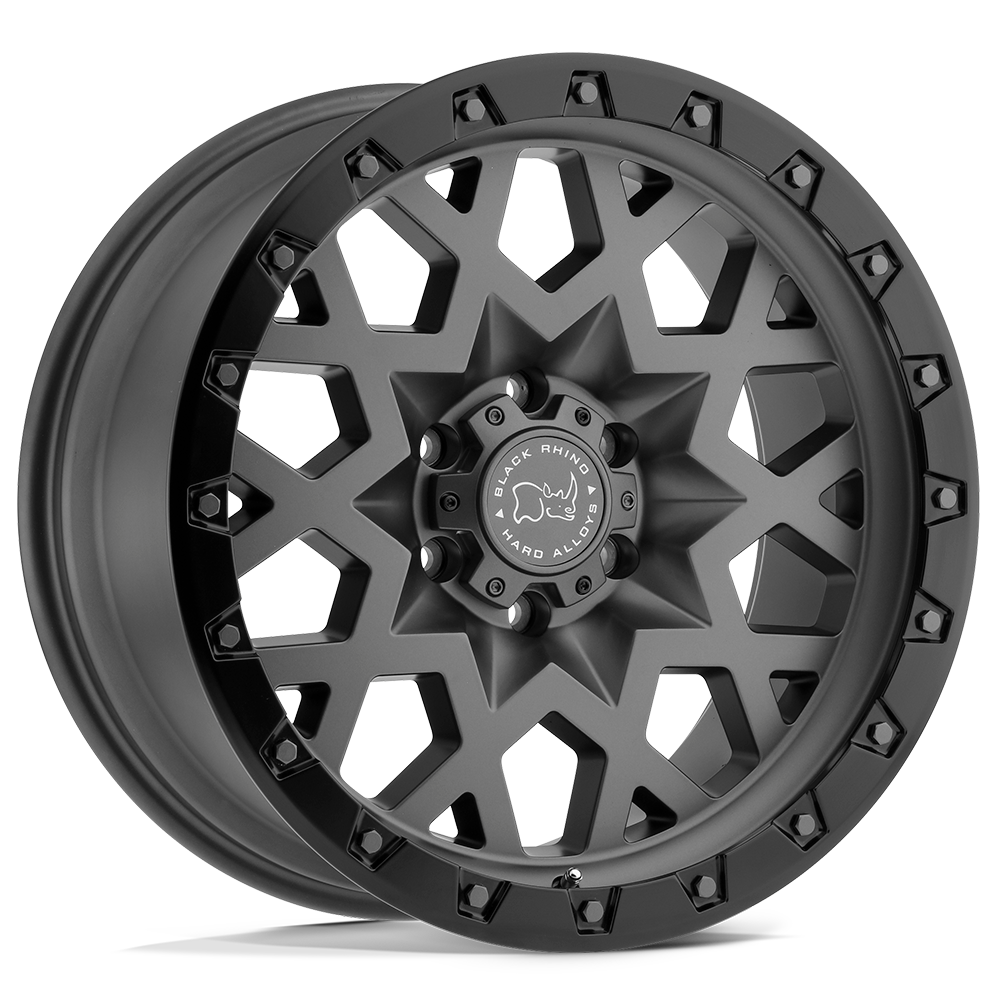 Black Rhino Hard Alloys SPROCKET MATTE GUNMETAL W/ BLACK RING